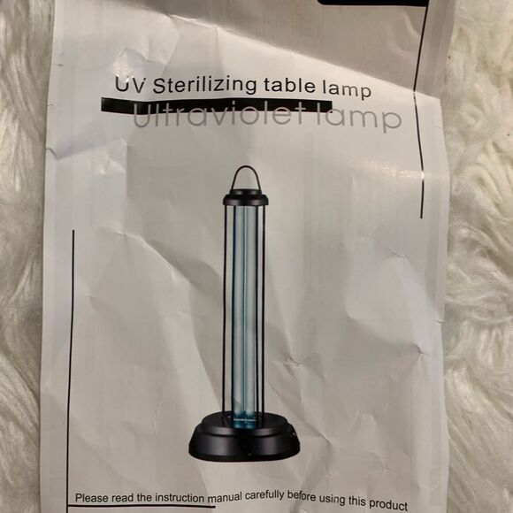 UV sterilizing table lamp/ultraviolet lamp with remote - Picture 5 of 10